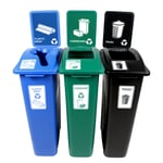 Manusorter Triple Station with Signs - Configurable