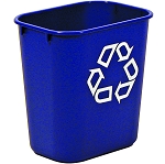 Rubbermaid Small Deskside Recycling Container