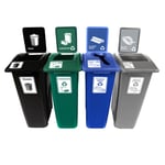 Manusorter XL Quad with Signs | 32 Gal - Configurable