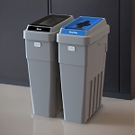 Lean Stream Double Recycling Station| 46 Gallon