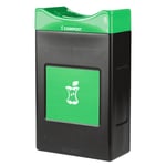 Avante 30 Gal Compost Bin with Shallow Green Lid