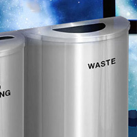 Half Round Recycling Containers