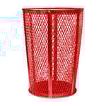Expanded Metal Outdoor Waste in RED