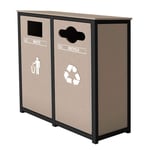 Keene Sideload Double Recycling Station