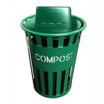 Oakley Eco Series Compost Bin with Swing Top - Green