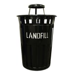 Oakley Eco Series Landfill Bin with Rain Cap - Black