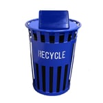 Oakley Eco Series Recycle Bin with Swing Top - Blue
