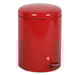 Industrial Step On Receptacle in Red - 4 Gallon