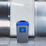 The Octo 32 Gallon Indoor Recycling Container - Configurable