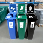 Manusorter Triple Station with Signs - Configurable