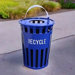 Oakley Eco Series Recycle Bin with Hood Top - Blue