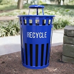 Oakley Eco Series Recycle Bin with Rain Cap - Blue
