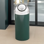 Mount Everest Waste Receptacle with Self-Closing Dome-Top, 8 Gal - Configurable