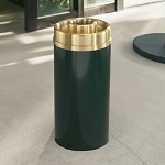 Mount Everest Ash/Trash Receptacle with Donut Top, 33 Gal - Configurable