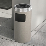 Mount Everest Ash/Trash Receptacle with Sand Cover, 10 Gal - Configurable