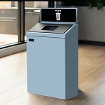 Transition TMF Single 35 Gallon Recycling Bin with Sign