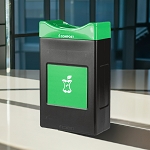 Avante 30 Gal Compost Bin with Shallow Green Lid