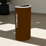 Kaleidoscope Half-Round Compost Bin | NYC Compliant