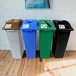 NYC Compliant Waste Watcher Quad Compost Station | 16 Gallon