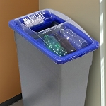 Blue Bottles & Cans Vue Lid