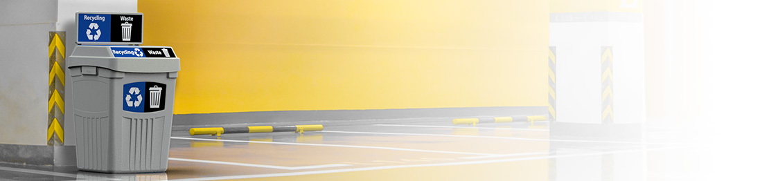 FlexE recycling and waste bins