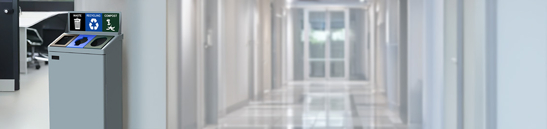 Transition TMF recycling and waste bins