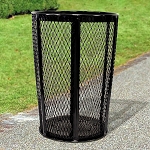Expanded Metal Waste Receptacle - Configurable