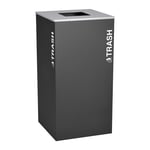Kaleidoscope XL Square Trash Bin | Black | NYC Compliant
