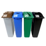 NYC Compliant Waste Watcher Quad Compost Station | 23 Gallon 